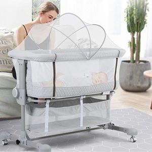 beiens 3-in-1 Baby Bassinet, Baby Crib Bedside Sleeper